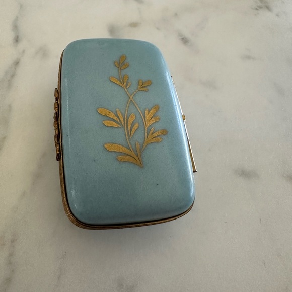 Chamart peint a la main Limoges France I love you box - Picture 2 of 8